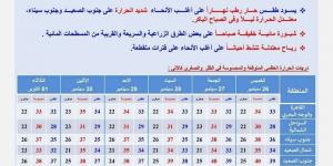 شديد الحرارة.. الأرصاد تكشف تفاصيل حالة الطقس الأسبوع المقبل - مصر بوست