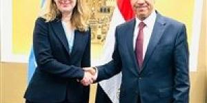 وزير الخارجية والهجرة وشئون المصريين بالخارج يلتقي بالمديرة العامة للمنظمة الدولية للهجرة