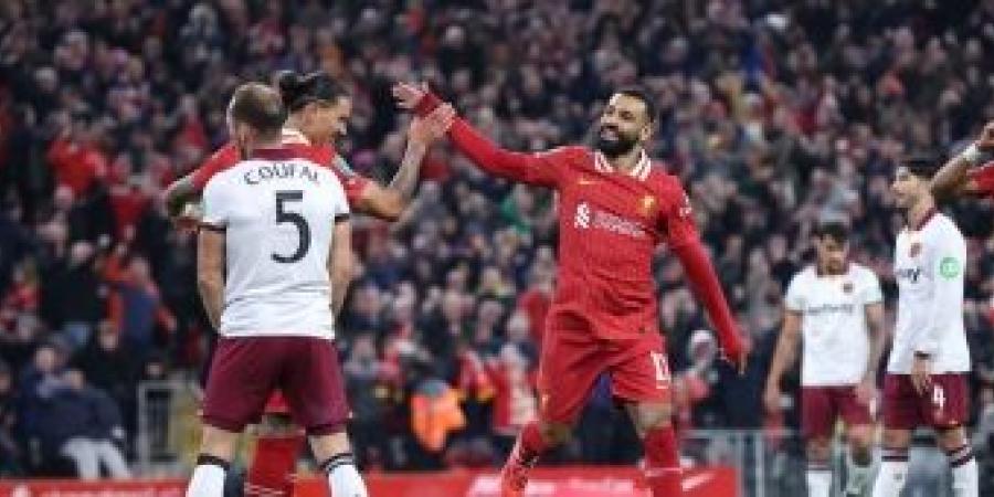 محمد صلاح يقود ليفربول لتجاوز وست هام بخماسية في كأس الرابطة - مصر بوست