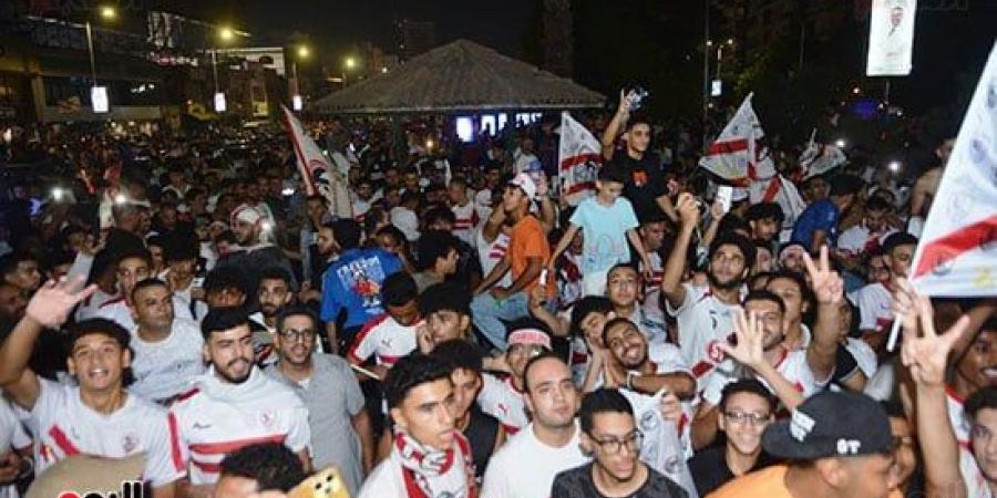 احتفالات جمهور الزمالك ببطولة السوبر الأفريقى - مصر بوست