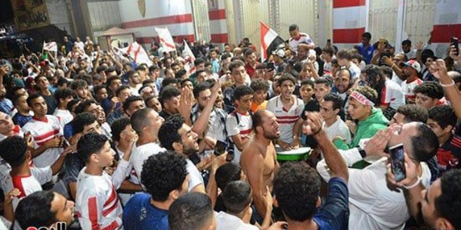 احتفالات جمهور الزمالك ببطولة السوبر الأفريقى - مصر بوست