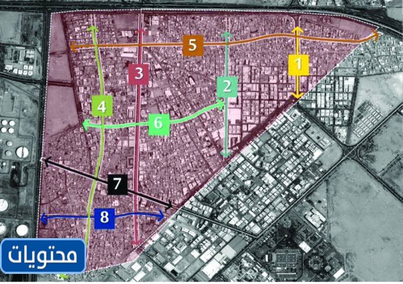 صور لايف..خريطة إزالة الأحياء العشوائية بجدة 1445 ضمن مشروع تطوير أحياء جدة