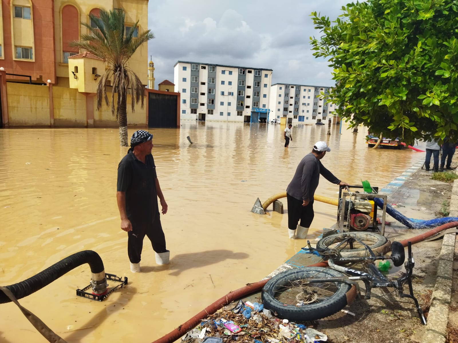 جهود وزارة التضامن الاجتماعي في التعامل مع الأوضاع الجوية السيئة.. سيتم صرف تعويضات لمتضرري سيول مطروح