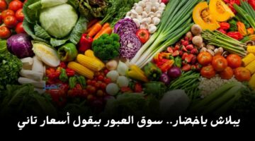 الطماطم ب4 جنيه.. تعرف على أسعار الخضروات اليوم الأحد 14 أبريل في سوق العبور