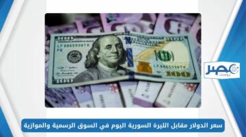 سعر الدولار مقابل الليرة السورية اليوم الثلاثاء 21-5-2024 في السوق الرسمية والموازية