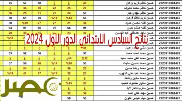 رسميًا رابط نتائج السادس الابتدائي الدور الأول 2024 لجميع محافظات العراق