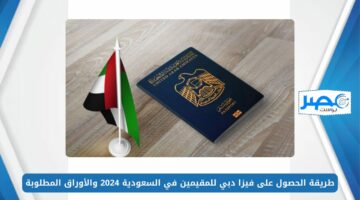 طريقة الحصول على فيزا دبي للمقيمين في السعودية 2024 والأوراق المطلوبة