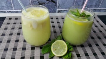 طريقة عمل عصير الليمون بالنعناع الفريش المنعش في المنزل مثل الكافيهات