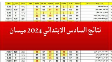 فرحة كبيررررة.. اعلان نتائج السادس الابتدائي ميسان 2024 الدور الأول في العراق عبر موقع epedu.gov.iq