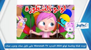 ثبت الآن.. تردد قناة وناسة لولو 2024 الجديد Wanasah TV على نايل سات وعرب سات