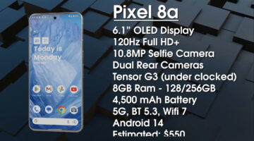 إمكانيات خيالية .. تسريب مواصفات هاتف Google Pixel 8a الجديد بالذكاء الاصطناعي