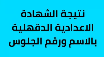 في أقل من دقيقة.. رابط ونتيجة الشهادة الإعدادية 2024 في محافظة الدقهلية برقم الجلوس