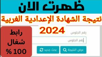 لينك النتيجة…نتيجة الصف الثالث الاعدادي محافظة الغربية الترم الثاني بالإسم ورقم الجلوس