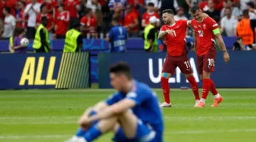سويسرا إلى ربع نهائي كأس أمم أوروبا بعد الأطاحة بمنتخب إيطاليا حامل اللقب
