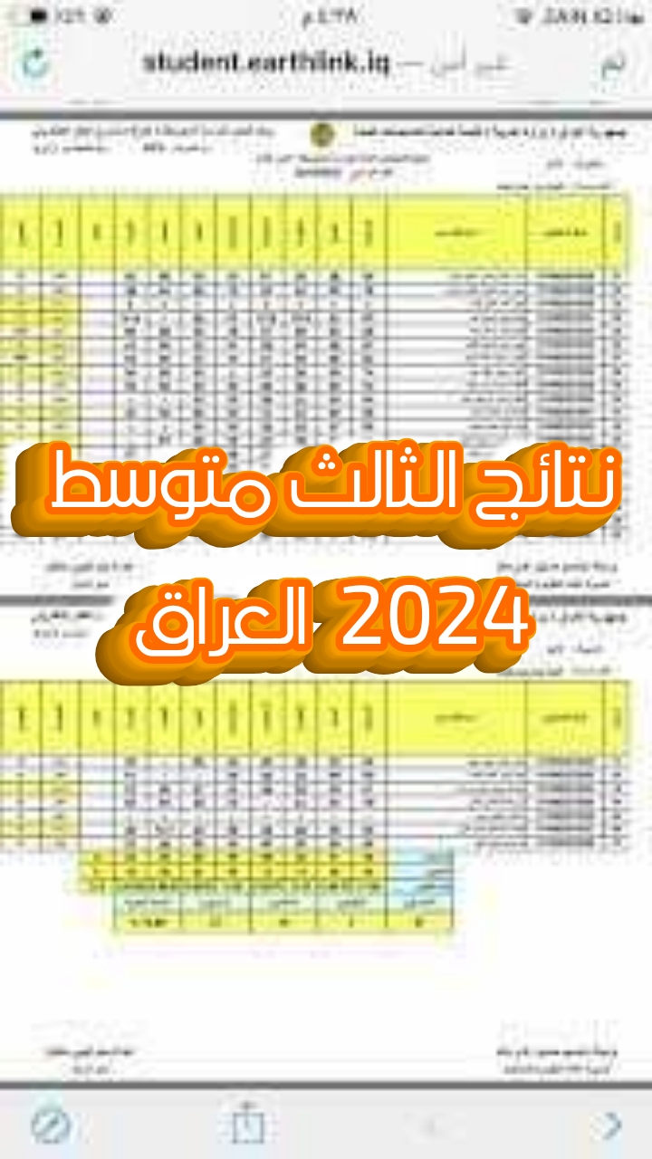 موعد ظهور نتائج الثالث متوسط 2024 العراق.. هذا ماتم نشره