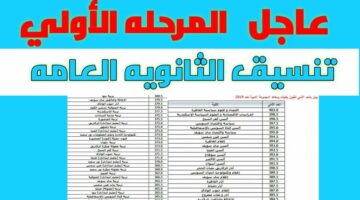 الآن.. تنسيق الثانوية العامة 2024 محافظة الدقهلية المرحلة الاولي في كل المدارس