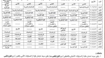 وزارة التربية العراقية تعيد التذكير بنشر جدول امتحانات الاعدادية العراق 2024