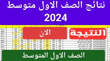 استعلم برابط مباشر.. رابط نتائج الأول المتوسط 2024 العراق عبر موقع وزارة التربية العراقية تحميل pdf