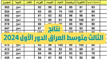 “حملها كشوفات Pdf” نتائج الثالث متوسط 2024 بغداد عبر موقع وزارة التربية epedu.gov.iq ونتائجنا