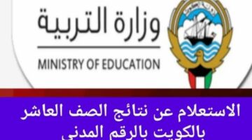 ألف مبروك.. نتائج الصف العاشر في الكويت 2024 بالرقم المدني وكيفية تقديم تظلم على النتيجة
