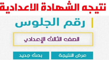 رابط شغال.. نتيجة الصف الثالث الاعدادي محافظة الغربية اخر العام 2024 بالأسم ورقم الجلوس