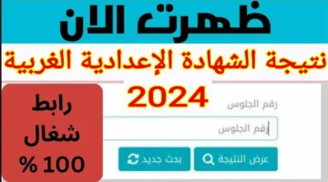 الأن.. نتيجة الصف الثالث الاعدادي محافظة الغربية اخر العام 2024 بالأسم ورقم الجلوس