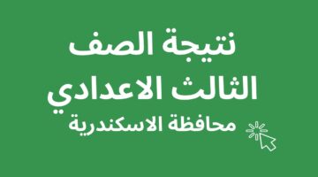 3 إعدادي.. نتيجة الشهادة الإعدادية محافظة الإسكندرية 2024 ترم ثاني البوابة الإلكترونية