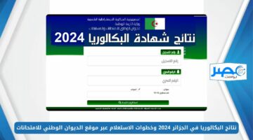 موعد الإعلان عن نتائج البكالوريا في الجزائر 2024 وخطوات الاستعلام عبر موقع الديوان الوطني للامتحانات bac.onec.dz