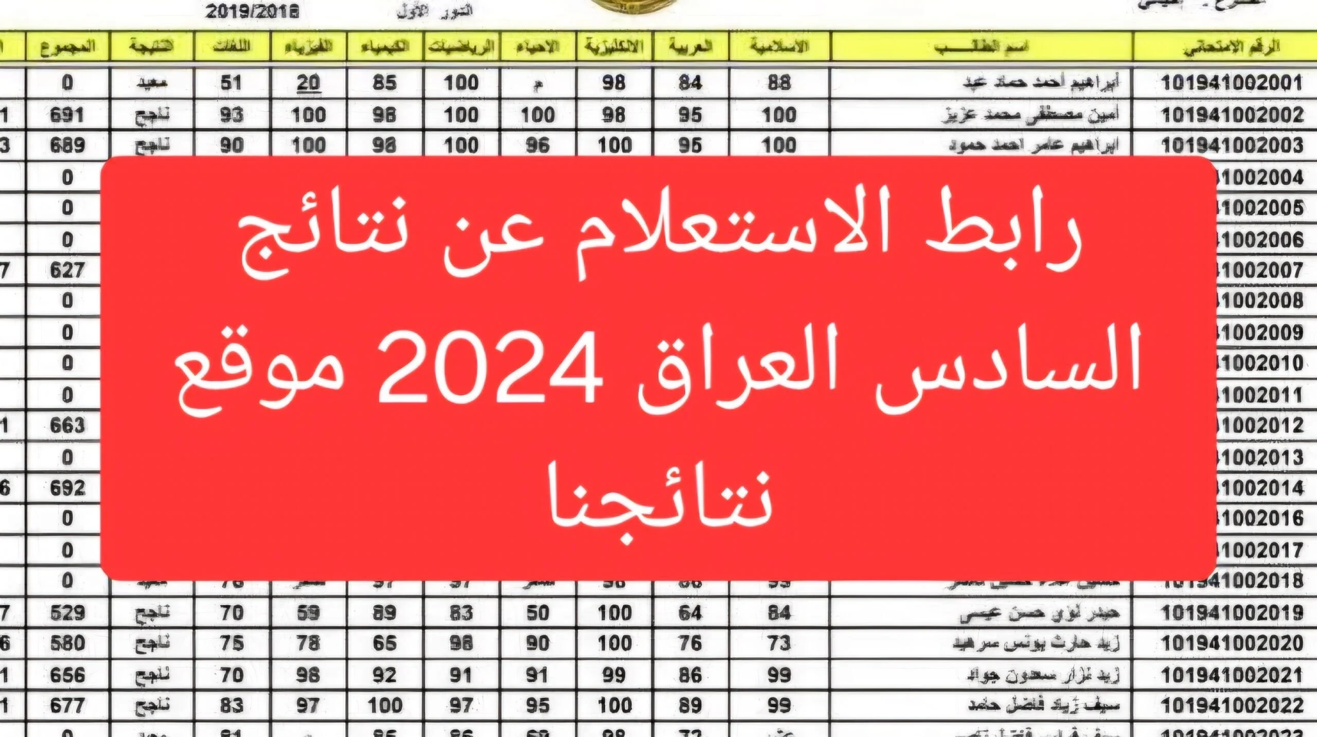 RESULTS NOW”.. رابط الاستعلام عن نتائج السادس الاعدادي 2024 الدور الأول في عموم العراق عبر موقع وزارة التربية العراقية