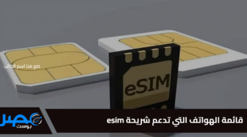 شوف تليفونك منهم ولا لأ.. قائمة الهواتف التي تدعم شريحة esim في مصر